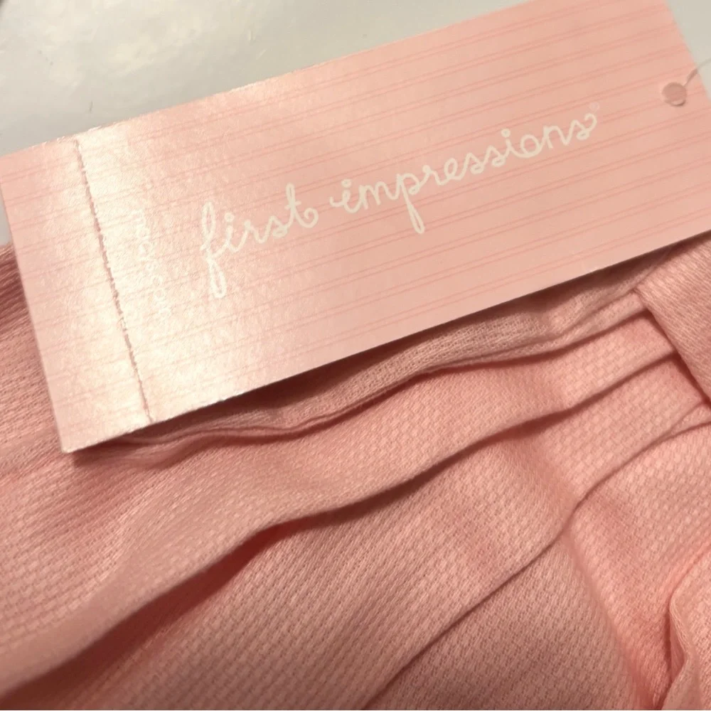 First Impressions 2-Piece Dress With Embroidered Floral Design On Bottom - Picture 4 of 4